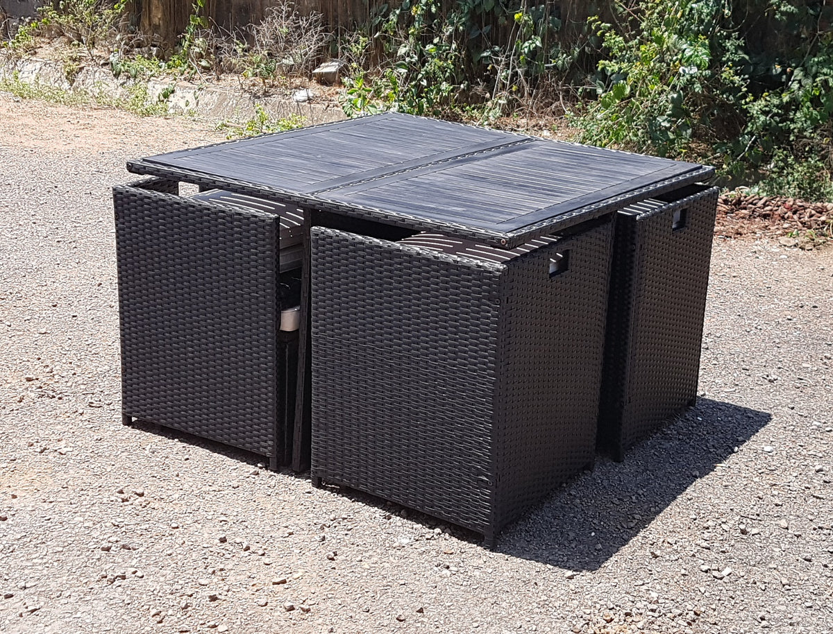 Rattan cube table on sale only