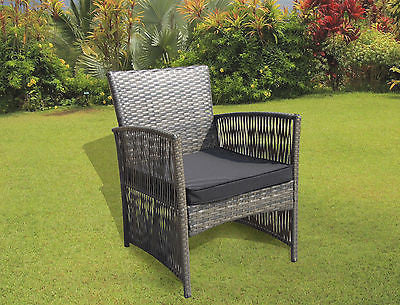 NEW RATTAN GARDEN WICKER OUTDOOR CONSERVATORY FURNITURE TABLE AND CHAIRS SET**