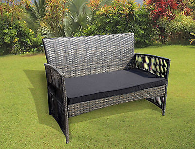 NEW RATTAN GARDEN WICKER OUTDOOR CONSERVATORY FURNITURE TABLE AND CHAIRS SET**